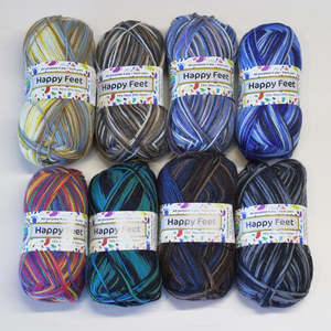 All Time Favorites: Happy Feet 4 Ply multi-coloured