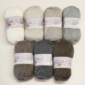 Red Hut: Red Hut 100% NZ Wool 8 Ply - Naturals