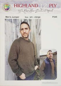 Men's Jumper | Design P345 in 12 Ply