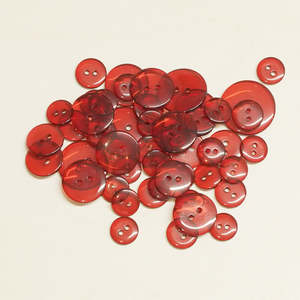 Clear buttons Wine 4 Sizes