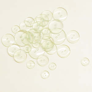 Buttons: Clear buttons Apple 4 Sizes