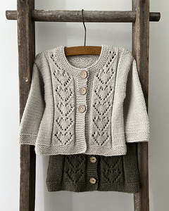 The Kiwi Stitch Knit Co: Lilly Cardigan 8ply