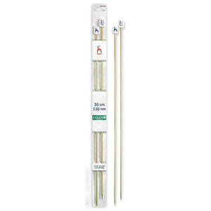 Pony Anodised Colour Straight Needles 35cm