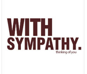 "WITH SYMPATHY" Gift Card