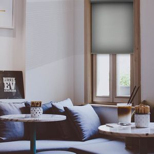 Scribe Mist Matte - Blockout - Roman Blinds NZ
