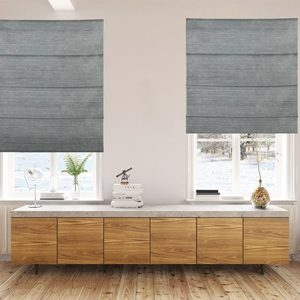 Products: Luxe Carbon Fabric Blinds - Sheen Fabric Roman Blinds NZ