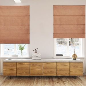 Products: Luxe Cinnamon Roman Blinds - Beautiful Roman Blinds Online
