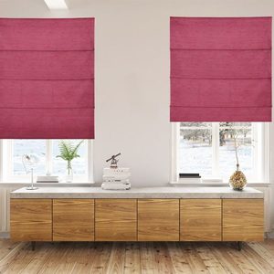 Products: Luxe Crimson Roman Blinds - Beautiful Roman Blinds Online