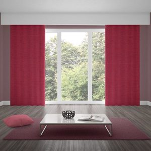 Luxe Crimson Drapes - Exquisite Drapes - Roman Blinds Direct