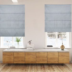 Luxe Duckegg Roman Shades - Exquisite Ready Made Blinds