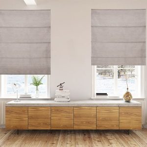 Luxe Earth Fabric Blinds - Sheen Fabric Roman Blinds NZ