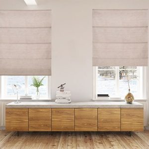 Products: Luxe Illusion Fabric Blinds - Sheen Fabric Roman Blinds NZ