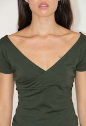 Loungewear Collection: Mocoa Merino Top - SAMPLE
