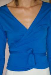 Belem wrap top - organic cotton