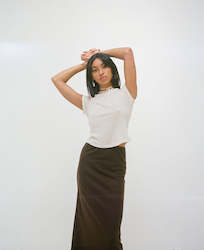 Loungewear Collection: Sienna baby tee - Salt