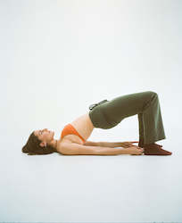 Loungewear Collection: Hera Merino Slacks - Olive SAMPLE