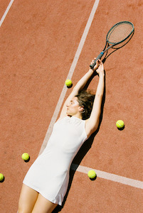 SAMPLE Frankie Tennis Dress - Coconut
