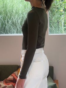 Designer Ronnie Blu Samples: Faro Merino Top - Organic Cotton