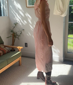 Silk dress handmade in Italy