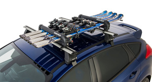 Rhino Racks Ski and Snowboard Carrier – 4 Skis or 2 Snowboards