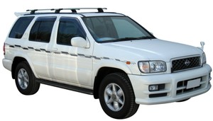 Roof Racks: Aero Thrubars Silver