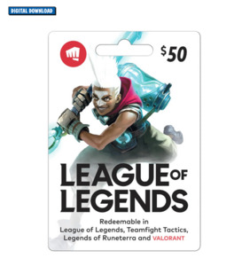 Products: League of Legends E-gift card $50 - Digital delivery only Room Service NZ