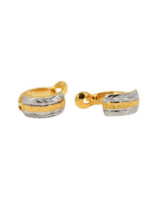 22ct Gold Two Tone Spring Bali