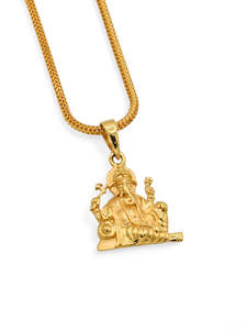 Pendants: 22ct Gold Ganeshji Pendant