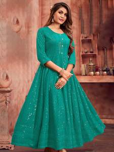 Fancy Kurti: Jinal Flair Kurti