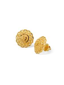 22ct Gold Stud Earrings