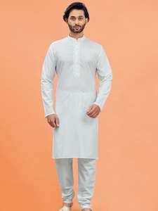 Mens Plain Kurta Set
