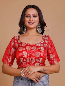 Saree Blouses: Brocade Silk Blouse