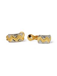 Jewellery: 22ct Gold Two Tone Spring Bali