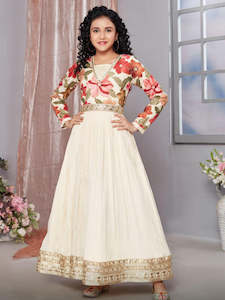 Girls Churidar Suit: Dani Flair Gown