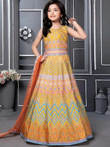 Girls Lahenga Choli Suit: Kavya Lehenga Choli Suit