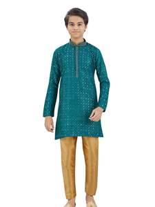 Boys Silk Kurta Set
