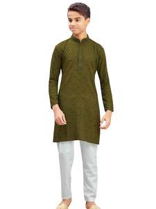 Boys Embroidered Kurta Set
