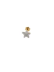 Diamond: 18ct Gold 0.10ct Diamond Nose Pin