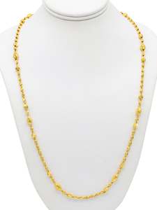 22ct Gold Ball Fancy Chain