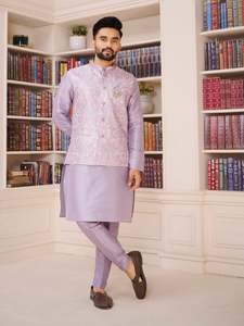 Mens Kurta Set With Jacket