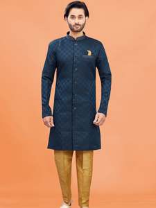 Mens Silk Kurta Set