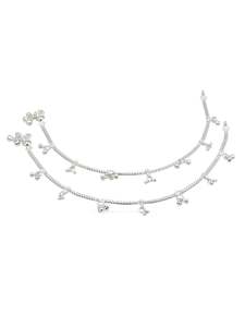 Ladies Anklets: Ladies Silver Anklets
