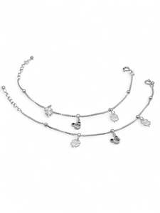 Baby Anklets: Silver Baby Anklets