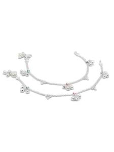 Sterling Silver Girls Anklets