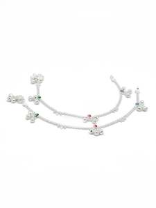 Sterling Silver Girl Anklets