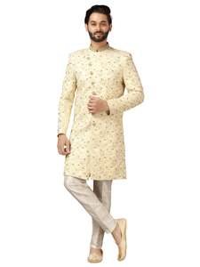 Mens Sherwani: Mens Cross Cut Sherwani Suit