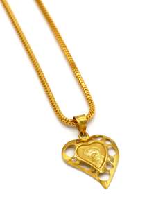 22ct Gold Heart Pendant