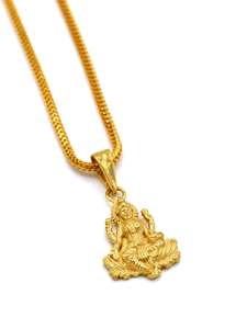 Under 1001: 22ct Gold Lakshmi Mata Pendant