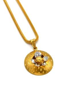 22ct Gold Two Tone Pendant