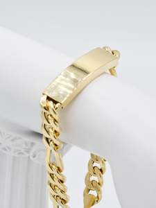 18ct Gold Hollow Figaro Bracelet